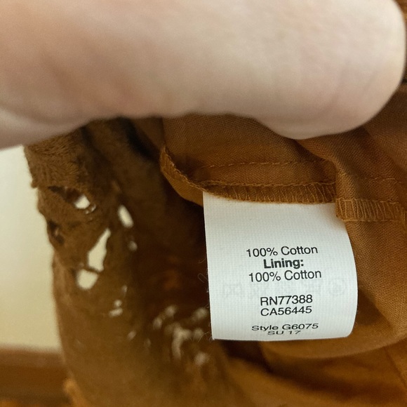 Madewell embroidered eyelet cold shoulder dress - Picture 4 of 7